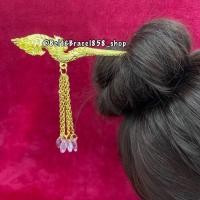 ราคา ปิ่นปักผม ปิ่นพญานาค ปิ่นชุบทองพลอยเทียม ปิ่นเจ้านาง ปิ่นประดับผม ปิ่นประดับเครื่องแต่งกายชุดไทย สินค้าพร้อมส่งจากประเทศไทย (17445105668)