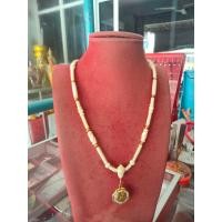 ราคา สร้อยคอหัวขุน งานกระดูก คั่นเม็ดแว่นเล็ก (21603464561)