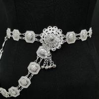 ราคา March jewelry 26 40นิ้วสไตล์ชาติพันธุ์ปรับเข็มขัดเงินโบราณ เข็มขัดเงิน เข็มขัดผู้หญิง เข็มขัดวินเทจ (21615421868)