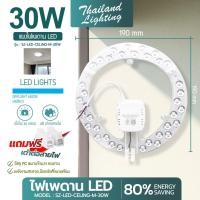 ราคา แผงไฟเพดาน LED 20W 24W 30 36W 40W 48W สีขาว และ 3 สี ขาว วอร์ม คูลไวท์ โคมเพดานกลม Ceiling ใช้แทนหลอดนีออนกลม รุ่นประหยัดไฟ แผงไฟแม่เหล็ก แผงไฟ led TL Shopping (21490937935)