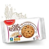 ราคา Munchys Oat Krunch โอ๊ตครั้นซ์ คุกกี้ธัญพืชข้าวโอ๊ต 208 กรัม ตรามันชี่ส์ (16490135902)