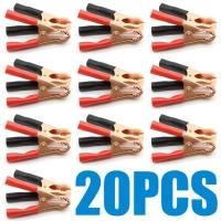 ราคา ขั้วต่อคลิปหนีบผมปากจระเข้สำหรับรถยนต์ขนาด7ซม คีมหนีบแบตเตอรี่คลิปจระเข้ขั้วต่อแบตเตอรี่ตัวหนีบตะกั่วทดสอบขั้วต่อคลิปหนีบผมปากจระเข้ (20604637442)