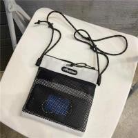 ราคา Sacoche Bag กระเป๋าสายเชือก สะพายข้าง ใส่มือถือ งานแบรนด์LMC Offbetter black white (21696432175)