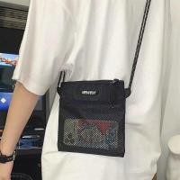 ราคา Sacoche Bag กระเป๋าสายเชือก สะพายข้าง ใส่มือถือ งานแบรนด์LMC Offbetter black white (21696432174)