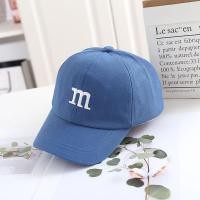 ราคา หมวกเบสบอลสำหรับเด็กชายเด็กหญิงหมวกมีที่บังแดดปักลายตัวอักษร M หมวกเด็กปรับได้หมวกกันแดดสำหรับเด็ก (13697801447)