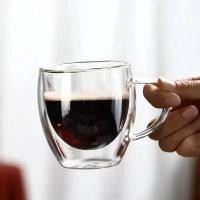 ราคา ถ้วยน้ำผลไม้อุณหภูมิสูง250มล แก้วกาแฟกระจกโปร่งแสงผนังสองชั้นพร้อมที่จับ (21431303154)