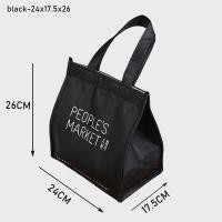 ราคา JJT จัดส่งฟรี กระเป๋าใส่กล่องข้าว กระเป๋ากล่องข้าวกลางวัน กระเป๋าเก็บอุณหภูมิ มีหูหิ้ว เก็บความร้อน เย็นได้ กระเป๋าฉนวนกันความร้อนแบบพกพา กระเป๋าใส่กล่องข้าว ข้น ถุงฉนวน กระเป๋านักเรียน กระเป๋าใส่กล่อ