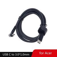 ราคา USB Type C เพื่อ DC 3 0x1 1 มิลลิเมตร 3 0x1 1 ชายเสียบแปลง PD สายชาร์จสายไฟสำหรับ Ace R Aspire 19 โวลต์แล็ปท็อปอะแดปเตอร์ไฟฟ้า 1 5 เมตรฟุต (1266462901)
