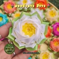 ราคา เหรียญโปรยทาน ดอกบัวดาว 3สี ตัวเปล่า เลือกสีได้ด้านใน 1ดอก 5ดอก 10ดอก แต่งต้นกฐิน ดอกไม้แต่งต้นกฐิน ดอกบัวโปรยทาน (21484771551)