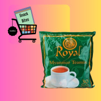 ราคา ชาพม่า แพ็ค 30 ซอง Royal Myanmar Teamix 30 packs Myanmar Foods (21511710333)