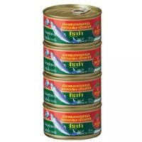 ราคา ROZA โรซ่า ปลาแมคเคอเรลในซอสมะเขือเทศ 185 กรัม แพ็ค 4 กระป๋อง (19448209618)