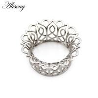 ราคา Alisouy ปลั๊กจิวใส่หูรูปดอกไม้ลายดอกไม้กลวงทองแดง6 25มม 1ชิ้นที่ขยายเนื้อวัดต่างหูอัญมณีประดับร่างกายเจาะ (20532288838)