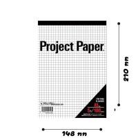 ราคา สมุดรายงาน กระดาษรายงาน กระดาษเส้นกริด Project Paper ขนาด A4 และ A5 (17461399183)