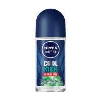 ราคา ส่งฟรี นีเวีย Nivea roll on ลูกกลิ้ง 50 25 12ml Fresh active white dry cool kick invisible black and white stress protect Deep cool powder silver protect mistine top country (20540691450)