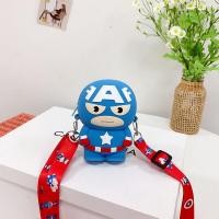 ราคา ไฮ คิดมาร์เวลเบ็กเซนเจอร์ไอรอนแมนสไปเดอร์แมนแบทแมนกระเป๋าสะพายเด็กผู้ชายเด็กผู้หญิงกระเป๋าสตางค์เข้าชุดกระเป๋าสะพายไหล่เด็กการ์ตูนกระเป๋าซองหนังใส่กุญแจพร้อมพวงกุญแจใส่เหรียญ (19563741626)