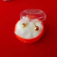 ราคา ต่างหูหุ้มทอง ไม่ลอกไม่ดำ ต่างหูปักก้าน ลายไข่ปลา ตัดลาย น้ำหนัก2สลึง ต่างหูทองปลอม เหมือนจริงที่สุด ต่างหูทอง ทองโคลนนิ่ง (17447801914)