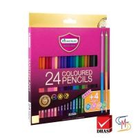 ราคา Master Art มาสเตอร์อาร์ต สีไม้ ดินสอสี แท่งยาว 12 48 สี (21777157957)