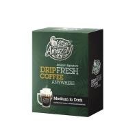 ราคา ส่งฟรี Café Amazon Drip Coffee Signature กาแฟดริป คาเฟ่ อเมซอน ซิกเนเจอร์ 1 กล่อง มี 5 ซอง Exp 01 25 (21654553068)
