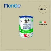 ราคา Monge special dog wet food for dog 400g มอนจี้ อาหารสุนัขชนิดเปียกขนาด 400 กรัม วัตถุดิบจากเนื้อกระต่ายและไก่ (17439391418)