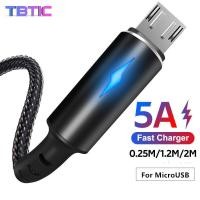 ราคา 3AไนลอนFast LED Lighting Cable Data Micro Usb CableสำหรับOPPO Xiaomi Samsung Vivoโทรศัพท์Android (3440674234)
