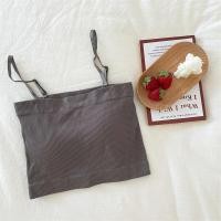 ราคา สินค้าในไทย สายเดียวเกาะอก ถอดสายได้ ฟองน้ำในตัว แฟชั่นผู้หญิง ใส่ได้ 40 68โล (15676028273)