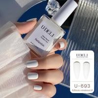 ราคา สีทาเล็บกึ่งเจล U DELI 16ml ไม่อบ Vegan Nail Polish White Tone ขาวมุก ขาวผู้ดี หรู สีสวยเงางาม แปรงทาง่าย แห้งเร็ว (12338484971)