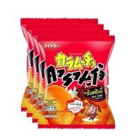 ราคา คามารูโจ้ มันฝรั่งแผ่นหยัก แพ็ค 4 ห่อ รสฮ๊อตชิลลี่ 48 กรัม ขนมขบเคี้ยว มันฝรั่งทอดกรอบ แม่หมีรีวิว (17286744307)