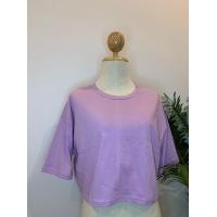 ราคา ลดล้างสต็อค เสื้อ Oversize เสื้อครอปคอกลมสีพื้น พร้อมส่ง (16654471069)