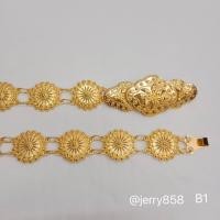 ราคา เข็มขัดชุบทอง เข็มขัดล้านนา เข็มขัดลายไทย สินค้าพร้อมส่งจากประเทศไทย (20691273614)
