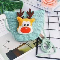ราคา พร้อมส่ง กระเป๋าเด็ก กระเป๋าสานสำหรับเด็กผู้หญิง กระเป๋าสะพายไหล่ ติดดอกไม้ ติดตุ๊กตาหนอน ติดตุ๊กตากวาง ติดตุ๊กตาหมี กระเป๋าสานแฟชั่น กระเป๋าแฟชั่นเด็ก (21403424676)