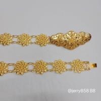 ราคา เข็มขัดชุบทอง เข็มขัดล้านนา เข็มขัดลายไทย สินค้าพร้อมส่งจากประเทศไทย (20691273621)