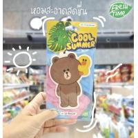 ราคา แพ็คคู่ LINE FRIENDS X Fresh Time แผ่นน้ำหอมปรับอากาศแบบแขวน (20987781363)