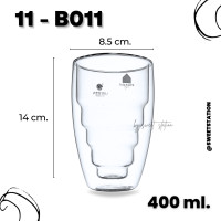 ราคา แก้วน้ำสองชั้น Double Wall Glass แก้ว แก้วน้ำ ขนาด 50 400ml แก้ว2ชั้น มีผนัง2ชั้น ดีไซน์สวย แก้วมินิมอล แข็งแรง แก้ว ชา กาแฟ ทนความร้อนและเย็น (21184235333)