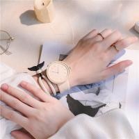 ราคา นาฬิกาข้อมือผู้หญิง นาฬิกาเข็ม สไตล์มินิมอล สายหนังเรียบหรู แฟชั่น (20807440120)