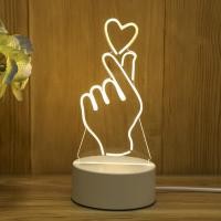 ราคา 3Dโคมไฟอะคริลิค LED ของขวัญเด็กสร้างสรรค์ ของขวัญวันเกิดการ์ตูน USB (21466909688)
