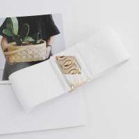 ราคา เข็มขัดเอวยางยืดแฟชั่นสำหรับผู้หญิง เข็มขัดคาดเอวยางยืดเข็มขัดกว้างอเนกประสงค์หัวเข็มขัดสีทองจับคู่กับชุดเสื้อโค้ทเข็มขัดผู้หญิง (21431287562)