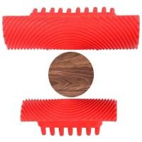 ราคา 2ชิ้นไม้เครื่องมือ3นิ้ว6นิ้วลูกกลิ้งพื้นผิวDIY ผนังลูกกลิ้งสีไม้ Graining ภาพวาดยางพารา Roller (9716940398)