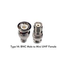 ราคา 2Pcs RF Adapter BNC ชายหญิง F L9 UHF TNC MCX RCA ชายหญิง GB88 Connector (15576881592)