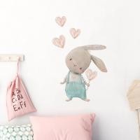 ราคา สติ๊กเกอร์ติดผนังห้องเด็กผู้หญิงลายการ์ตูนสีชมพู สีม่วง สีเขียวพร้อมลูกโป่งกระต่ายติดผนังสติ๊กเกอร์สำหรับเด็กห้องเด็กอ่อน (21472312136)