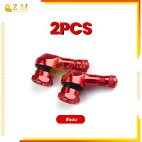 ราคา ก้านวาล์วล้ออลูมิเนียม จุกลมปรับองศา ฝาจุ๊บลม สําหรับรถจักรยานยนต์ 1 คู่ จุกลมตัวแอล CNC อลูมีเนียม งอ 90 องศา (21281472095)