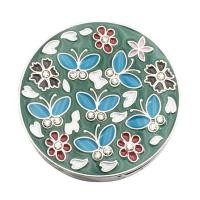 ราคา Folding bag handbag hook purse tote flower shape metal bag table hanger holder (11412893454)