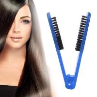ราคา แปรงหนีบผมตรงแบบสองด้านป้องกันไฟฟ้าสถิตย์แปรงจัดแต่งทรงผมยืดผม (21446546285)