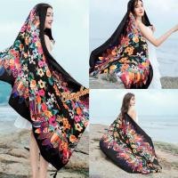ราคา ผ้าพันคอ ผ้าคลุมไหล่โบฮีเมียน ผ้าพันคอหญิง scarf shawl scarves ผ้าคลุมไหล่สไตล์โบฮีเมียน ผ้าหนา กันแดด กันลม (9988109154)