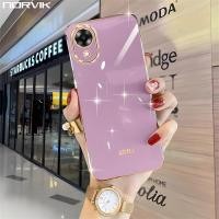 ราคา NORVIK ใหม่เคสใส่โทรศัพท์ชุบหรูหราสำหรับ OPPO A17k เลนส์กล้องเคสมือถือสีแมทกันกระแทกรวมทุกอย่างฝาหลัง N1 D3 (21054874141)