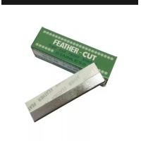 ราคา ใบมีดขนนก Feather Cut ใบมีดกันคิ้ว แบบกล่อง บรรจุ12ใบ Feather Cut 1 12 (14691023318)
