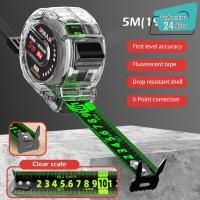 ราคา TFAN เทปเรืองแสงวัด 5 7 5 10m หนาโปร่งใสงานไม้ไม้บรรทัดสูงเหล็กคาร์บอนเครื่องวัดระยะทางวัดเทป (21473993129)