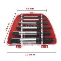 ราคา ดอกถอนเกลียวซ้าย ต๊าบเกลียว ถอนเกลียว ถอนสกรู เกลียวซ้าย นำเกลียว 6 ตัวชุด 5 ตัวชุด (21506106857)