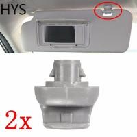 ราคา HYS 2ชิ้นคลิปหนีบบังแดดที่บังแดดรถยนต์2007 2008 2011สำหรับ Honda Accord odyssey CR V Civic 88217 S04 003ZA 88217S01A01ZA (18076140335)