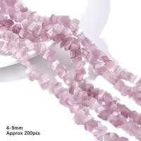 ราคา 80ซม สตริง4 9มม ลูกปัดกรวดตาแมวเสน่ห์รูปร่างผิดปกติลูกปัดหินบดสำหรับเครื่องประดับทำสร้อยข้อมือ DIY ต่างหูอุปกรณ์เสริม (12408583226)