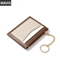 ราคา กระเป๋าสตางค์ใส่บัตรซิปกระเป๋าสตางค์ใบสั้นสไตล์เกาหลีสำหรับผู้หญิง Dompet Koin ผู้หญิงมีซิป3สีประกบกระเป๋าสตางค์ขนาดเล็ก (20768827625)